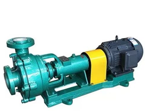 Plastic lined slurry pump