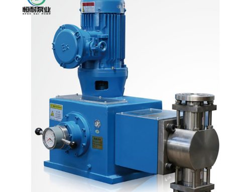 Piston metering pump